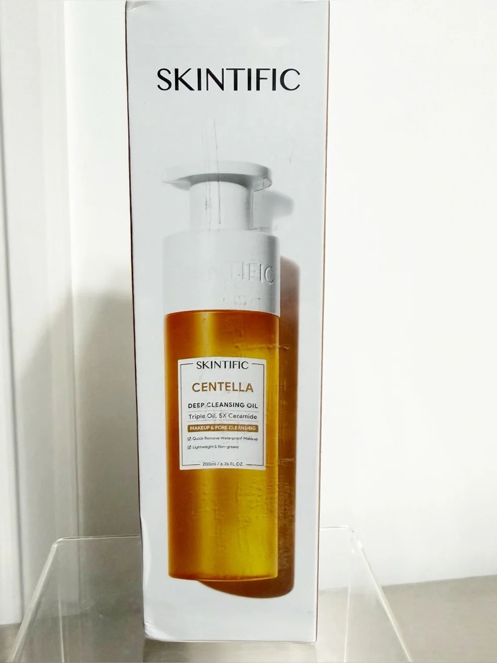 SKINTIFIC Centella Deep Cleansing Oil Makeup Remover 200mL ~ New in Box